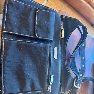 Eddie Bauer “two in one” travel cross body purse.